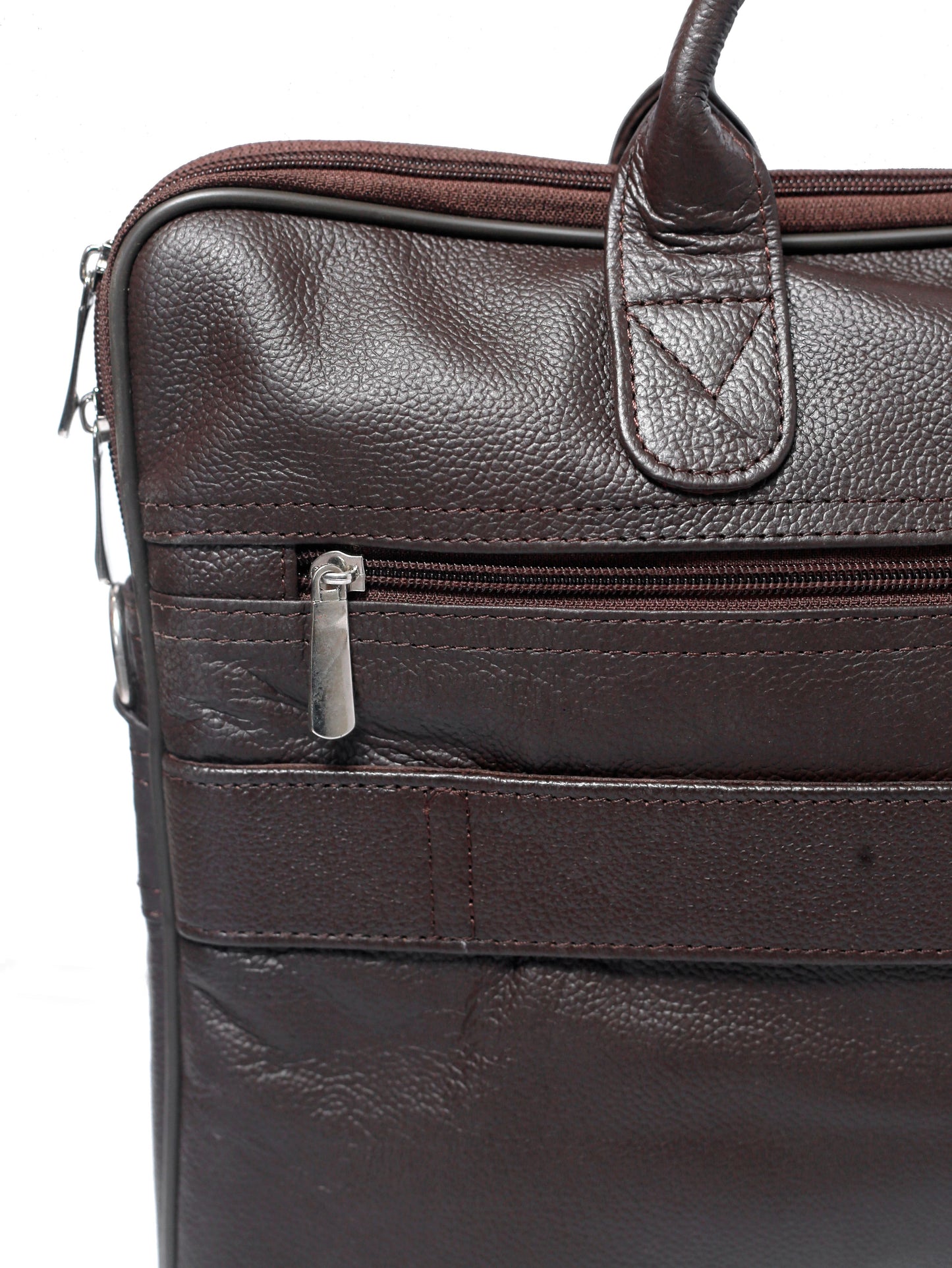 SWABI BAG Genuine Leather Laptop Ultra Slim Bag - Tan-16" Laptop
