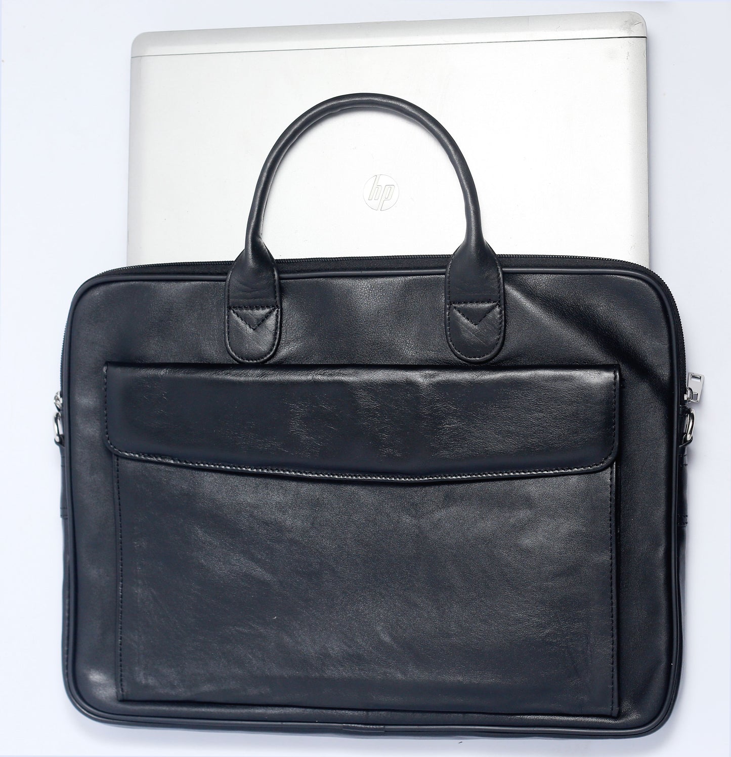 SWABI BAG Genuine Leather Laptop Ultra Slim Bag - Tan-16" Laptop