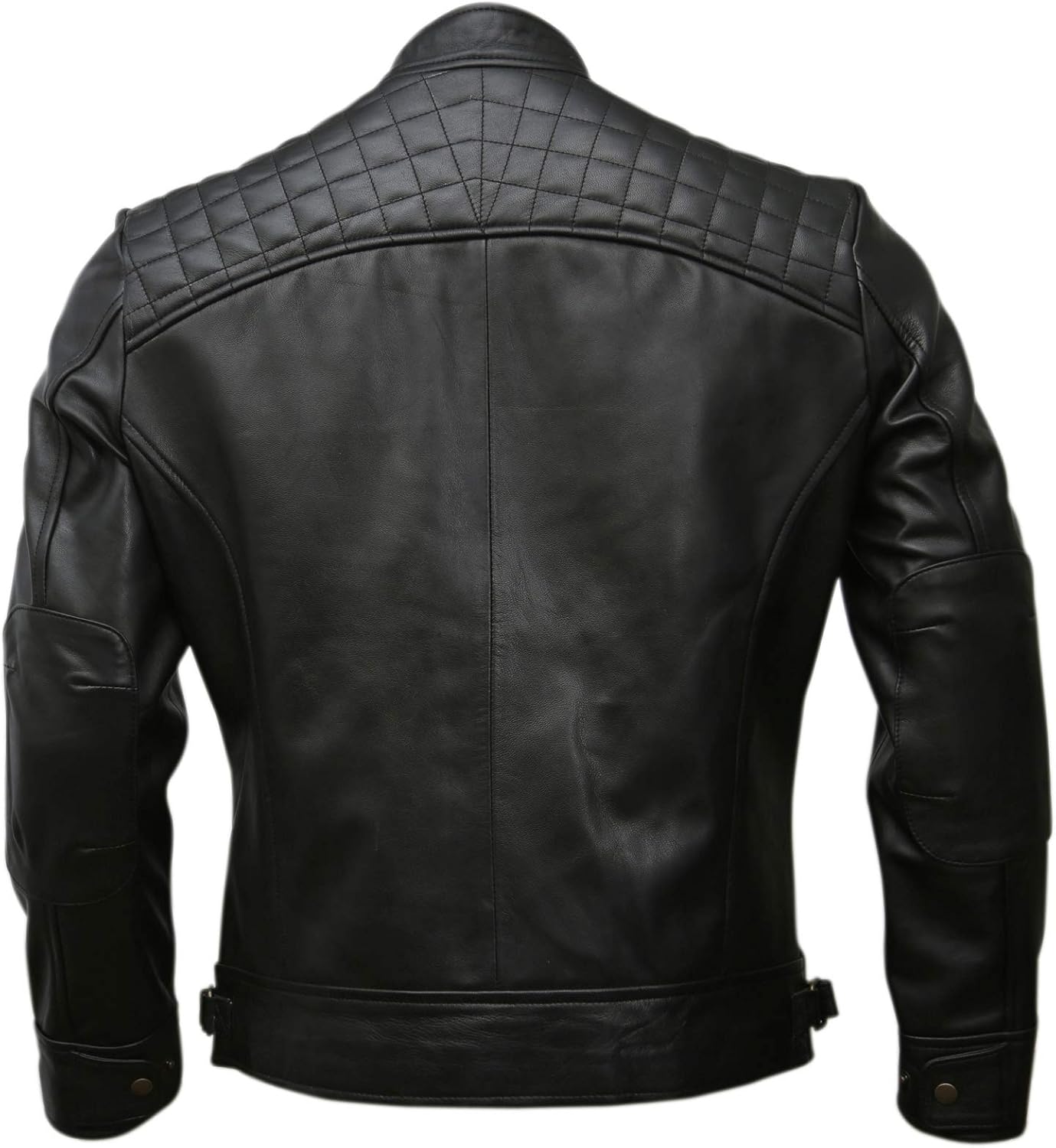 MULTAN JACKET Genuine Leather Diamond Style Biker Jacket For Men