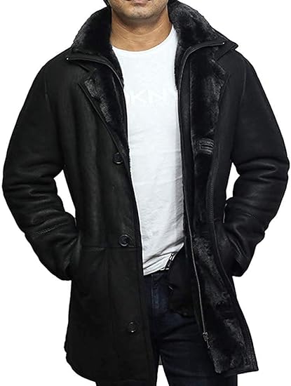 RAIWIND JACKET Genuine Leather Long Coat With Fur Inner Long Coat For Men