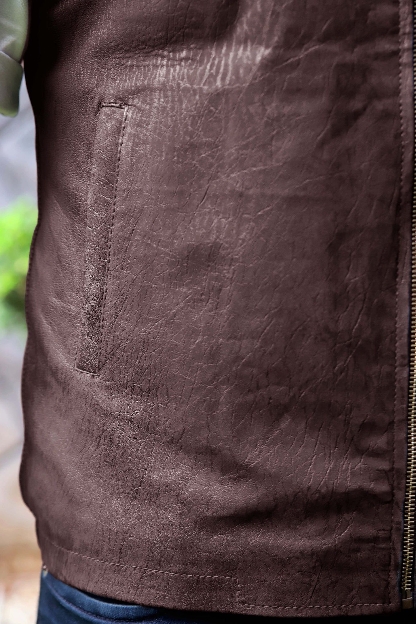 BUREWALA JACKET Men's Leather Vest, Formal Leather Vest, Biker Leather Vest, Casual Leather Vest For Men- Brown