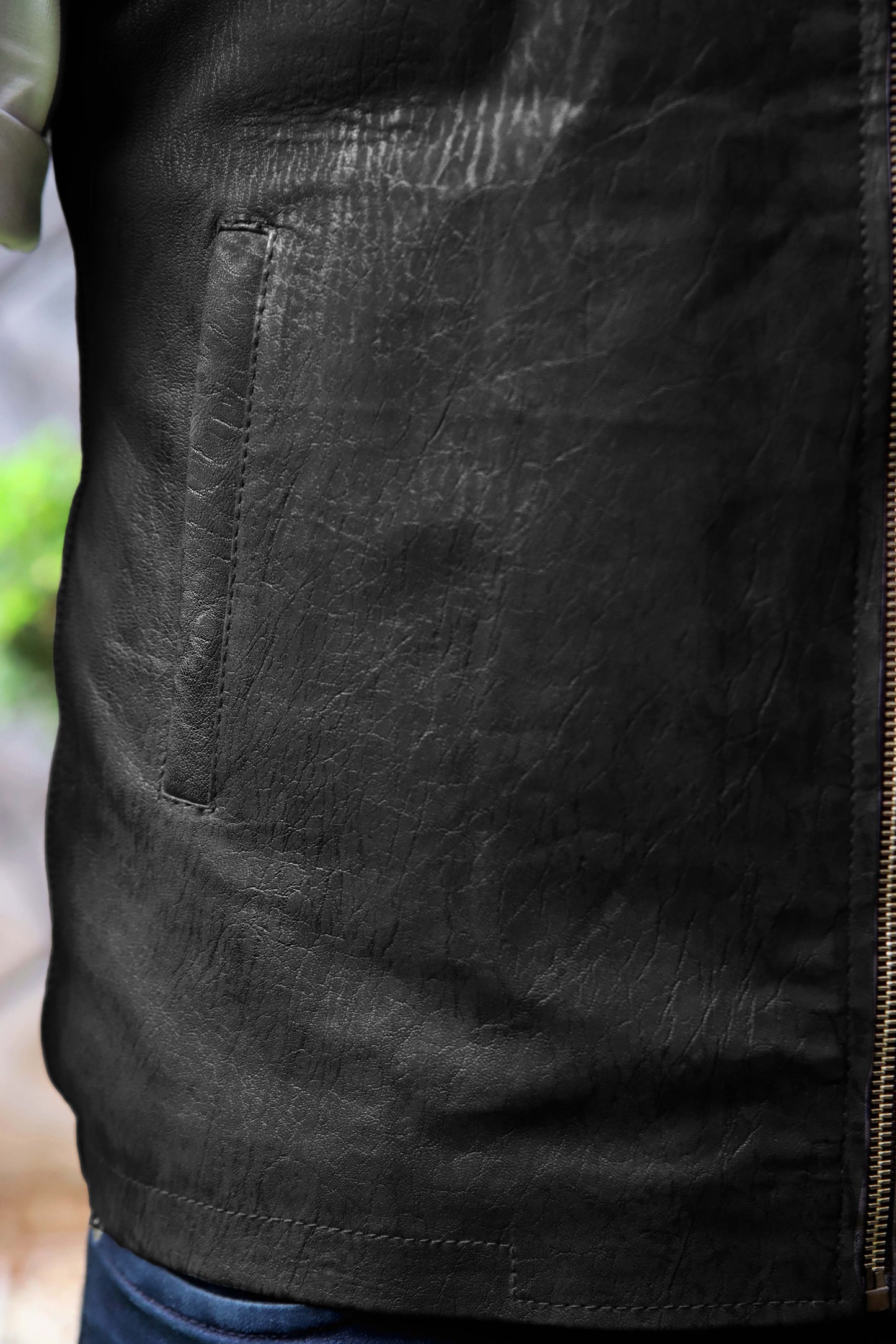 BUREWALA JACKET Men's Leather Vest, Formal Leather Vest, Biker Leather Vest, Casual Leather Vest For Men- Black