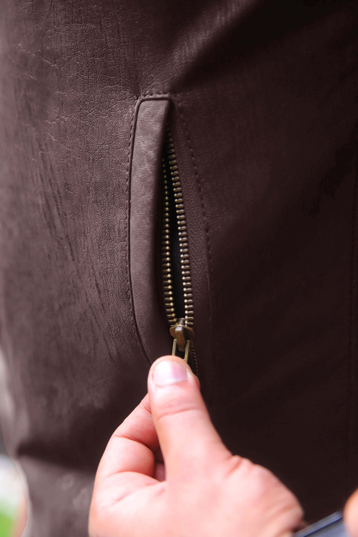 BUREWALA JACKET Men's Leather Vest, Formal Leather Vest, Biker Leather Vest, Casual Leather Vest For Men- Brown