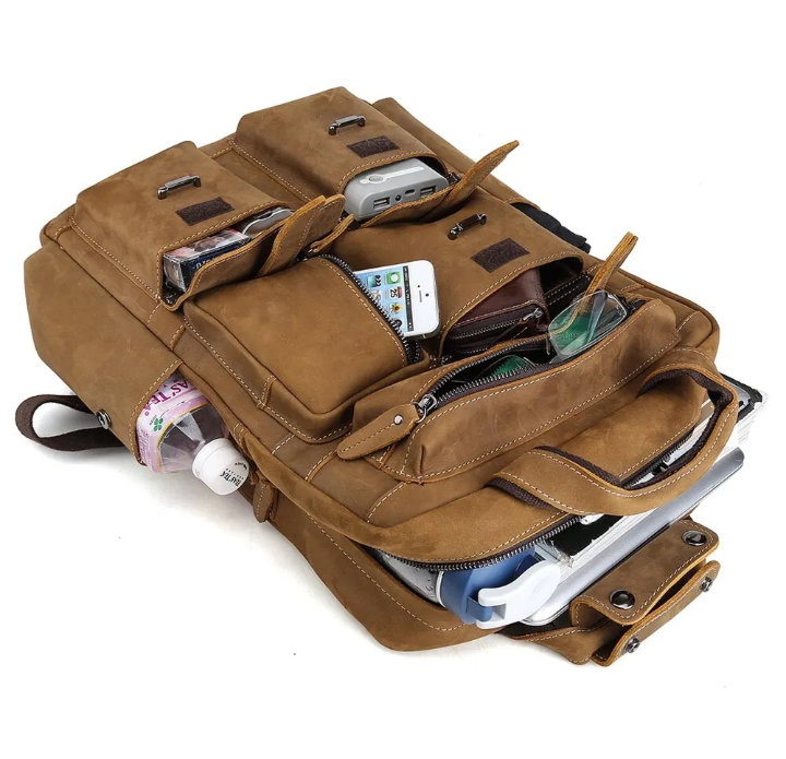 LAHORE BACKPACK Traveler Upgrade Backpack Travel Rucksack Unisex Rustic Vintage Backpack