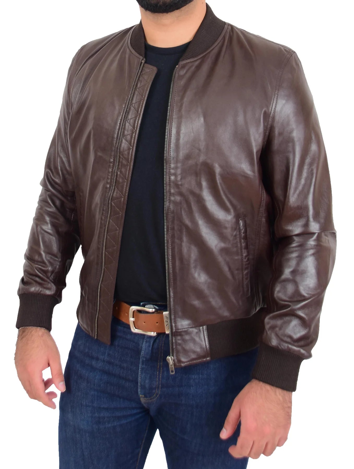 RAWALAKOT JACKET Genuine Leather Bomber Jacket For Men