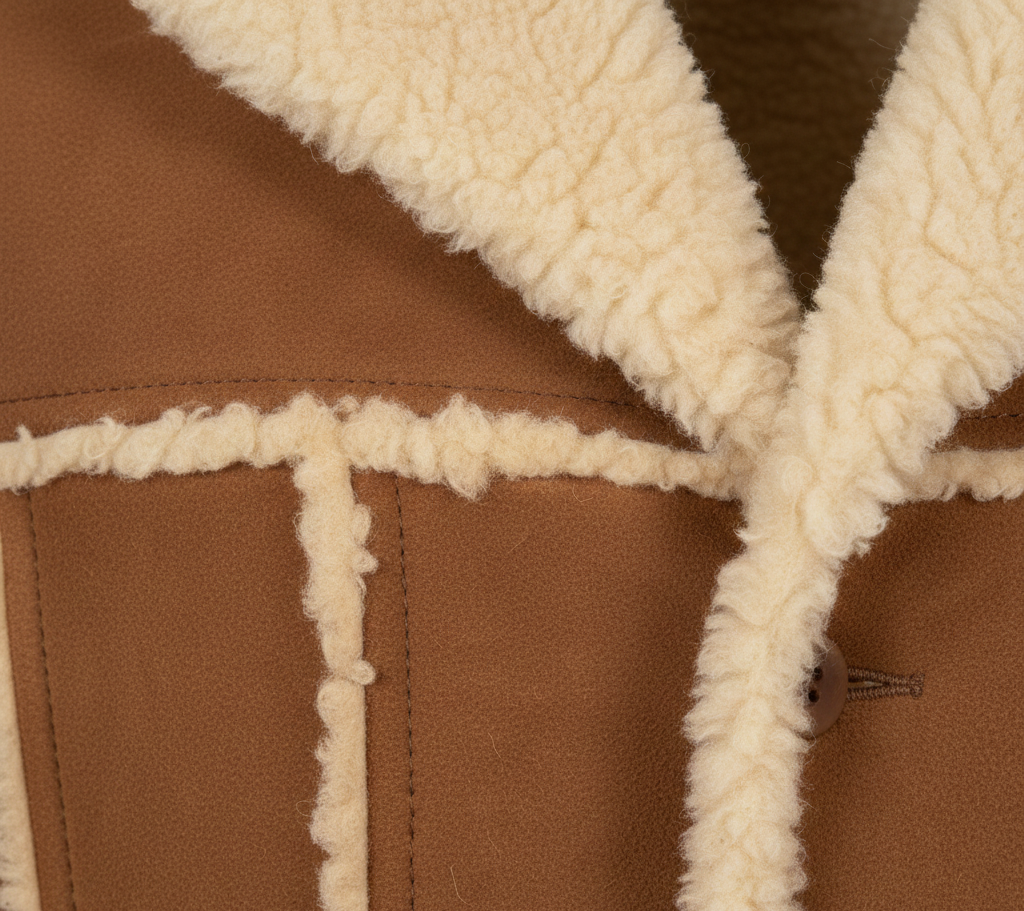 BANI GALA COAT- Fur-Suede Leather Long Coat UNISEX