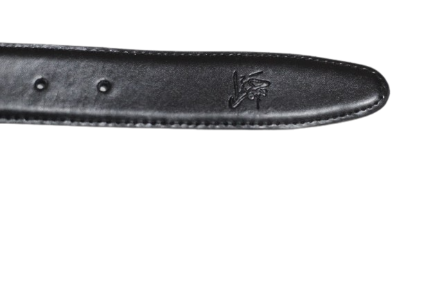 MULTAN BELT Decent And Formal Leather Belt Jet Black