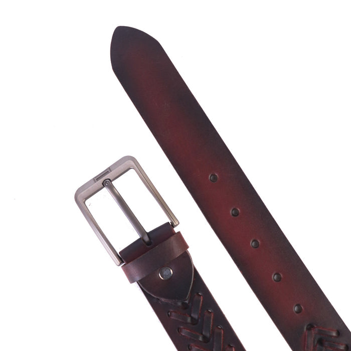 PAKISTAN BELT PRO Elegant Genuine Leather Braided Bel