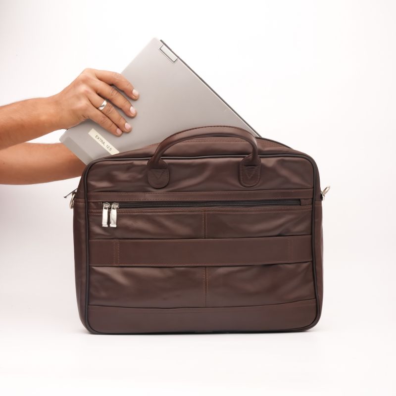 KAMOKE BAG, Leather Laptop Bag