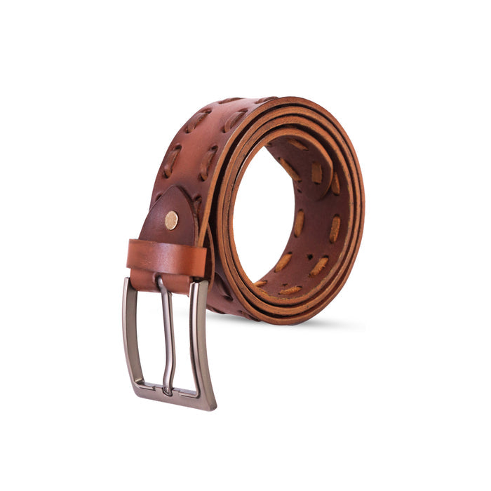 PAKISTAN BELT PRO Elegant Genuine Leather Braided Bel