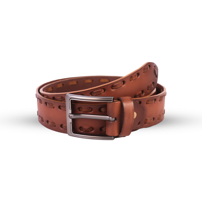 PAKISTAN BELT PRO Elegant Genuine Leather Braided Bel
