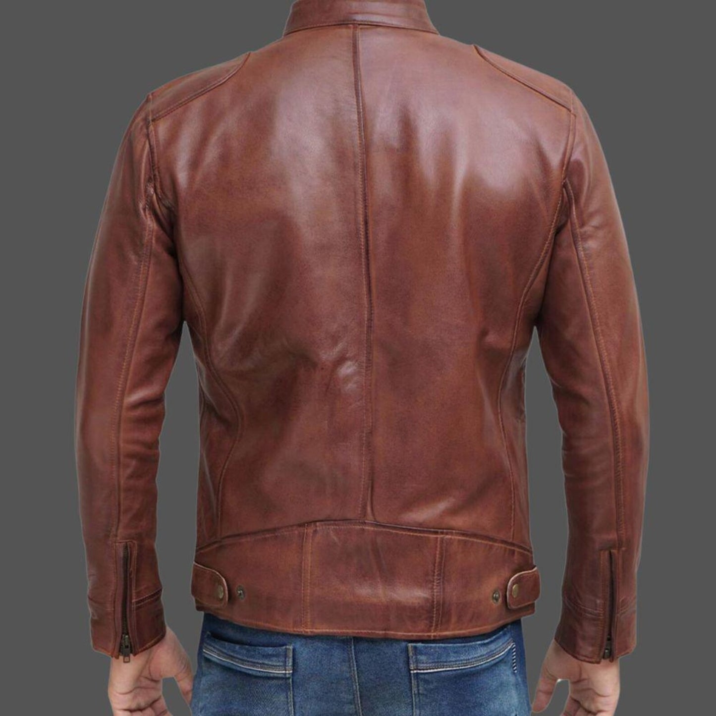 MEHMAND TULLA JACKET Genuine Leather Bomber Jacket For Men
