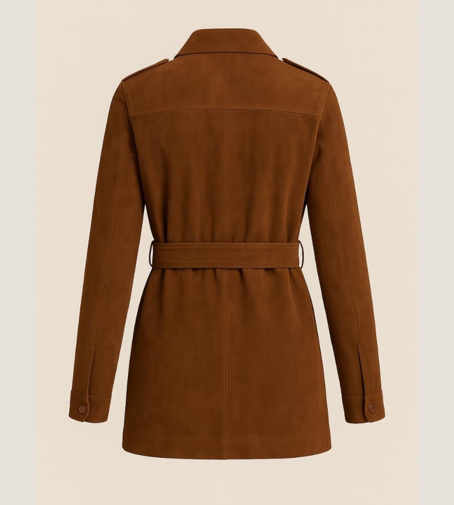 SULTAN PUR JACKET Genuine Leather Long Coat Style Jacket For Women