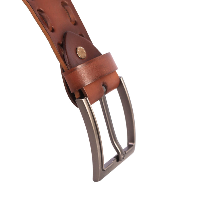 PAKISTAN BELT PRO Elegant Genuine Leather Braided Bel