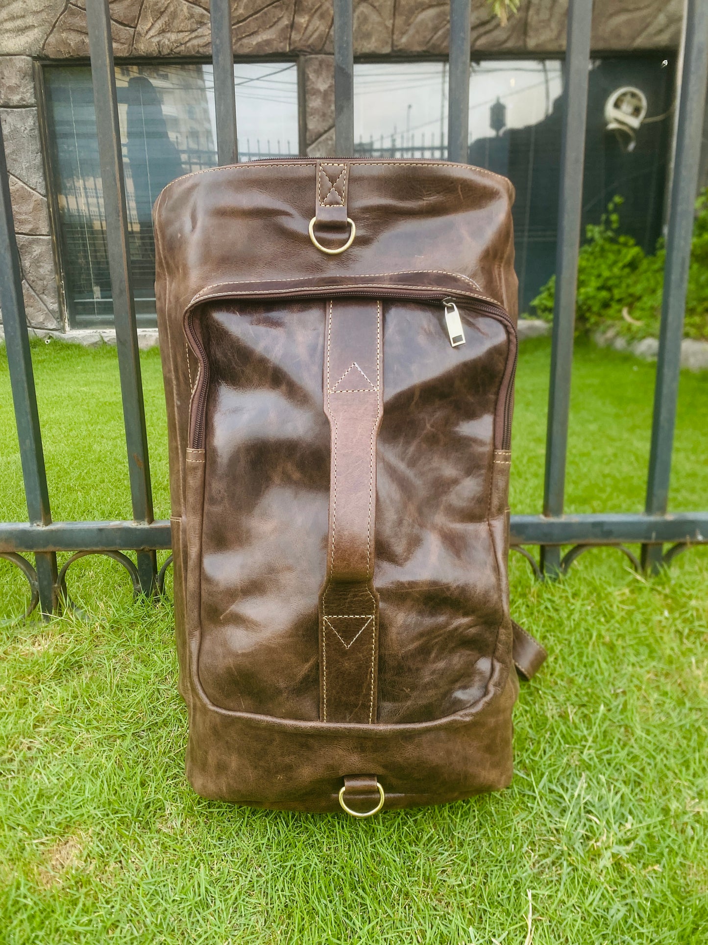 CHINIOT CONVERTIBLE BACKPACK, LEATHER 2 in 1 Duffle Bag.