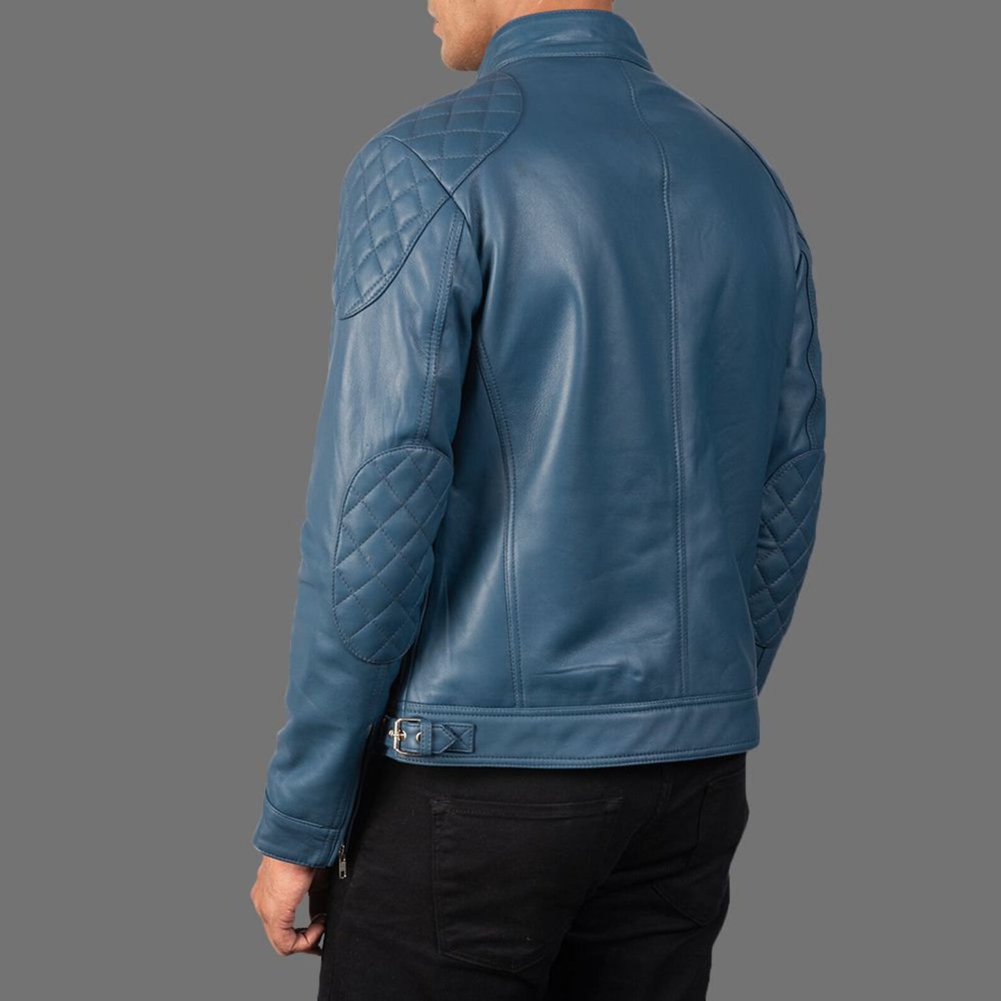 RAKH SAHNOO JACKET Genuine Leather Biker Style Jacket For Men