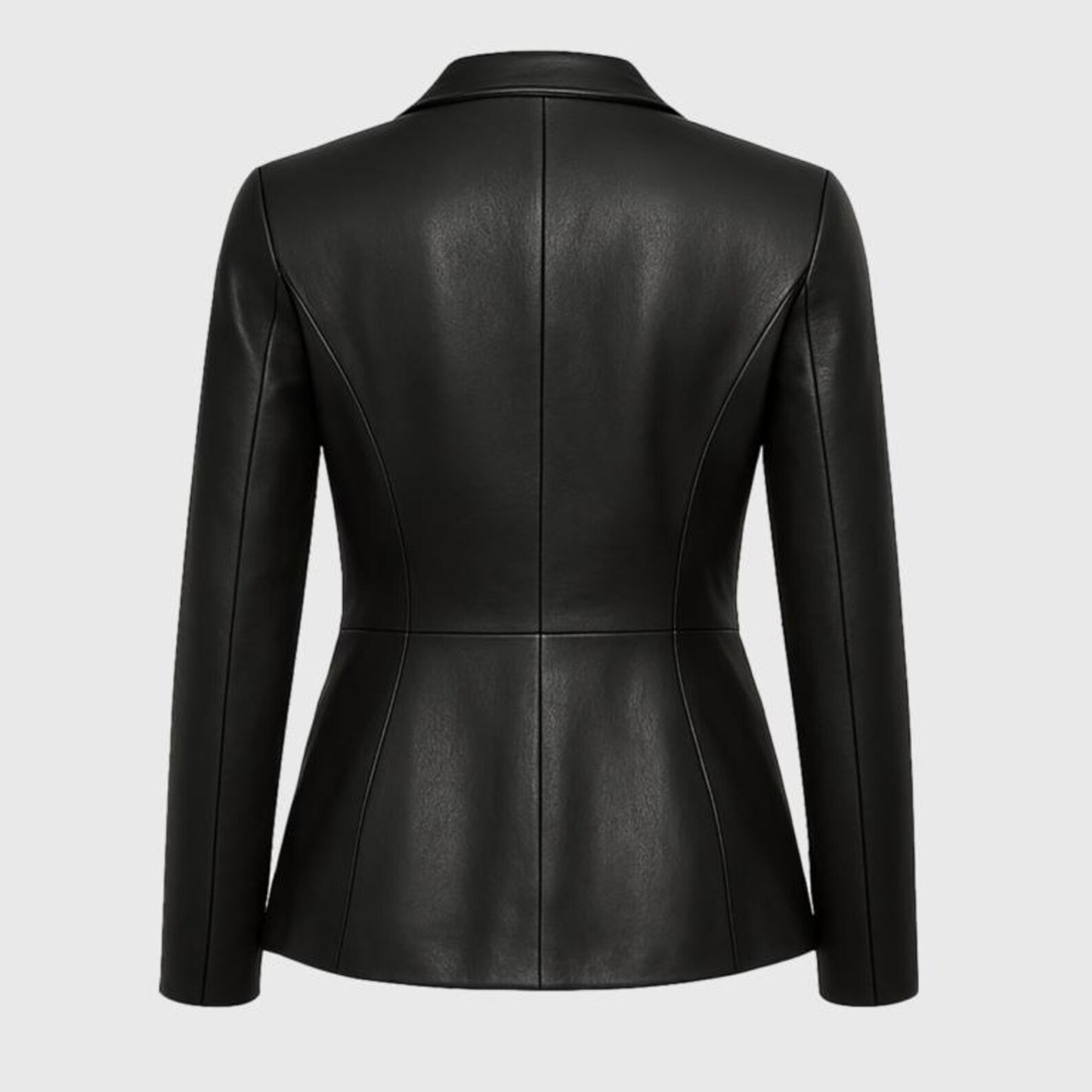 SANGHAR JACKET Genuine Leather Blazer Style Jacket For Women- Black