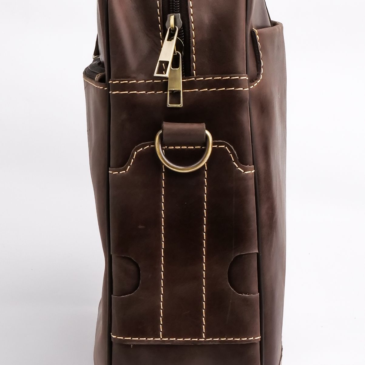 PATTOKI BAG, Leather Laptop Bag Crafted From Vintage Cow Leather