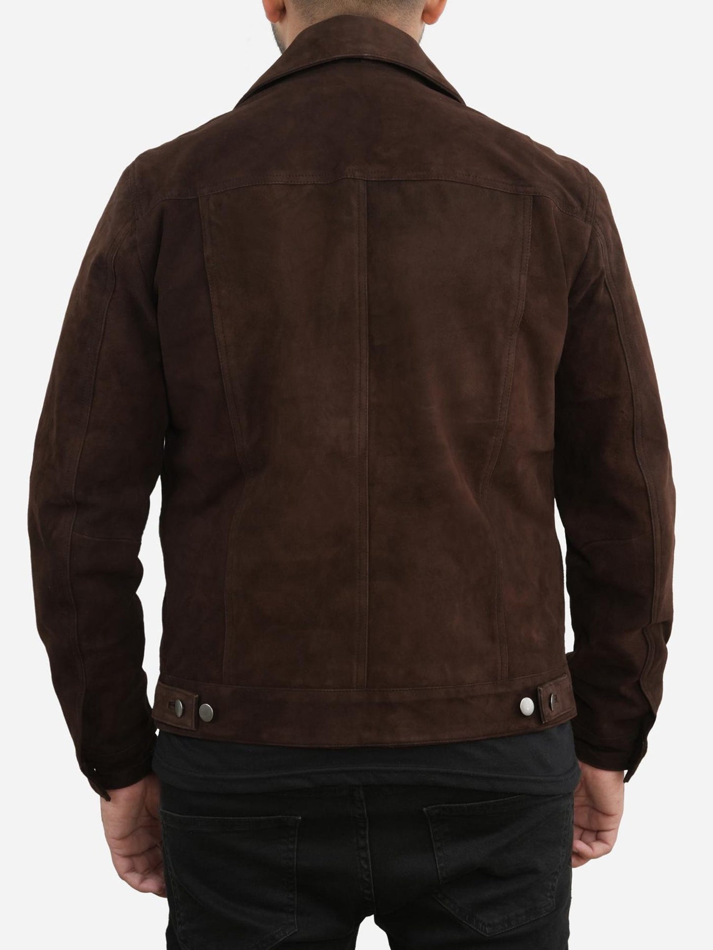 kADHI JACKET Genuine Leather Jacket For Men In Suede Leather
