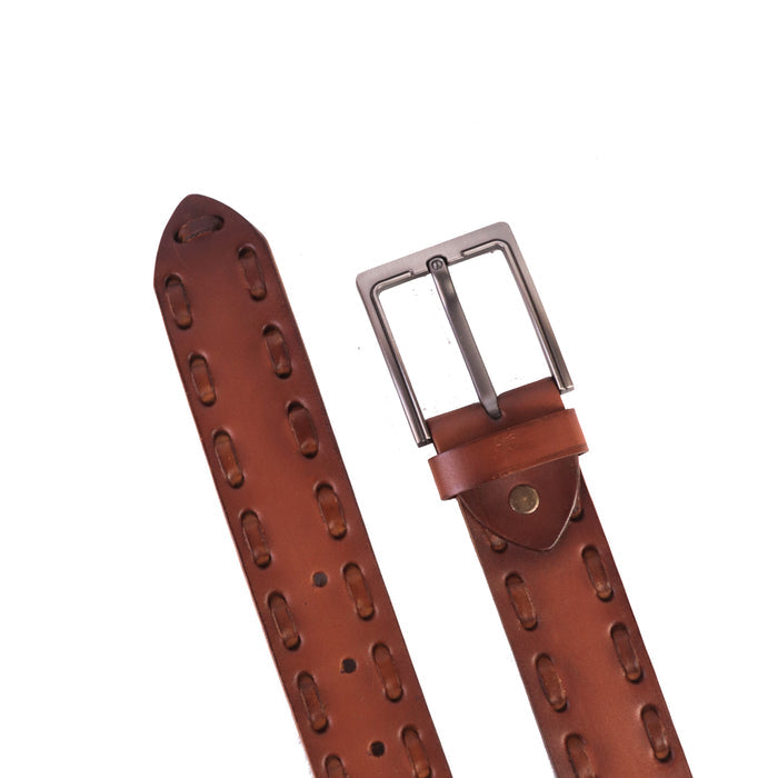 PAKISTAN BELT PRO Elegant Genuine Leather Braided Bel