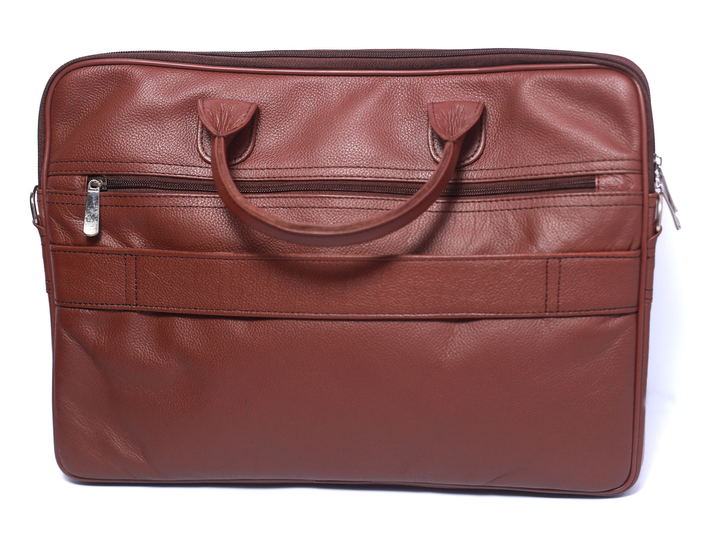 SWABI BAG Genuine Leather Laptop Ultra Slim Bag - Tan-16" Laptop