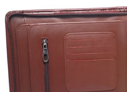 PARACHINR BAG Pure Leather Portfolio And Padfolio For Gentleman- Brown