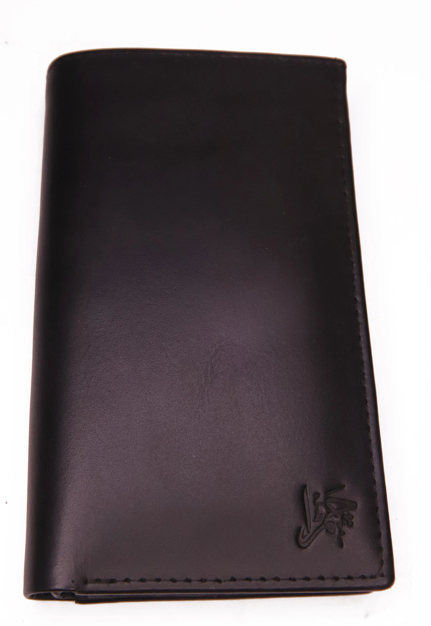 SIALKOT WALLET Versatile Leather Long Wallet All Purpose Long Leather Wallet Jet Black