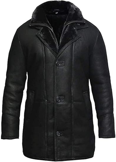 RAIWIND JACKET Genuine Leather Long Coat With Fur Inner Long Coat For Men