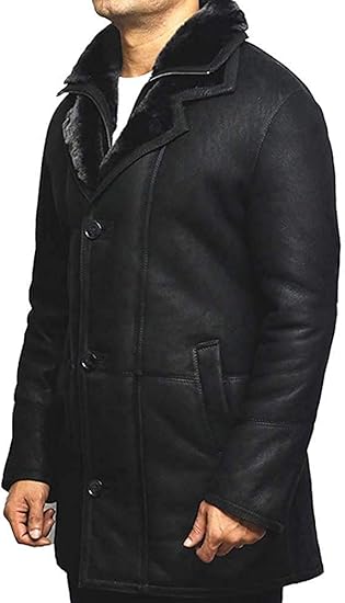 RAIWIND JACKET Genuine Leather Long Coat With Fur Inner Long Coat For Men