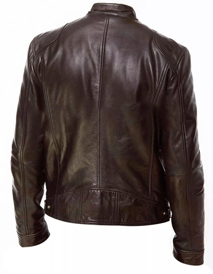 RAWALPINDI JACKET Cafe Racer Leather Jacket For Men