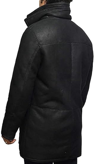 RAIWIND JACKET Genuine Leather Long Coat With Fur Inner Long Coat For Men