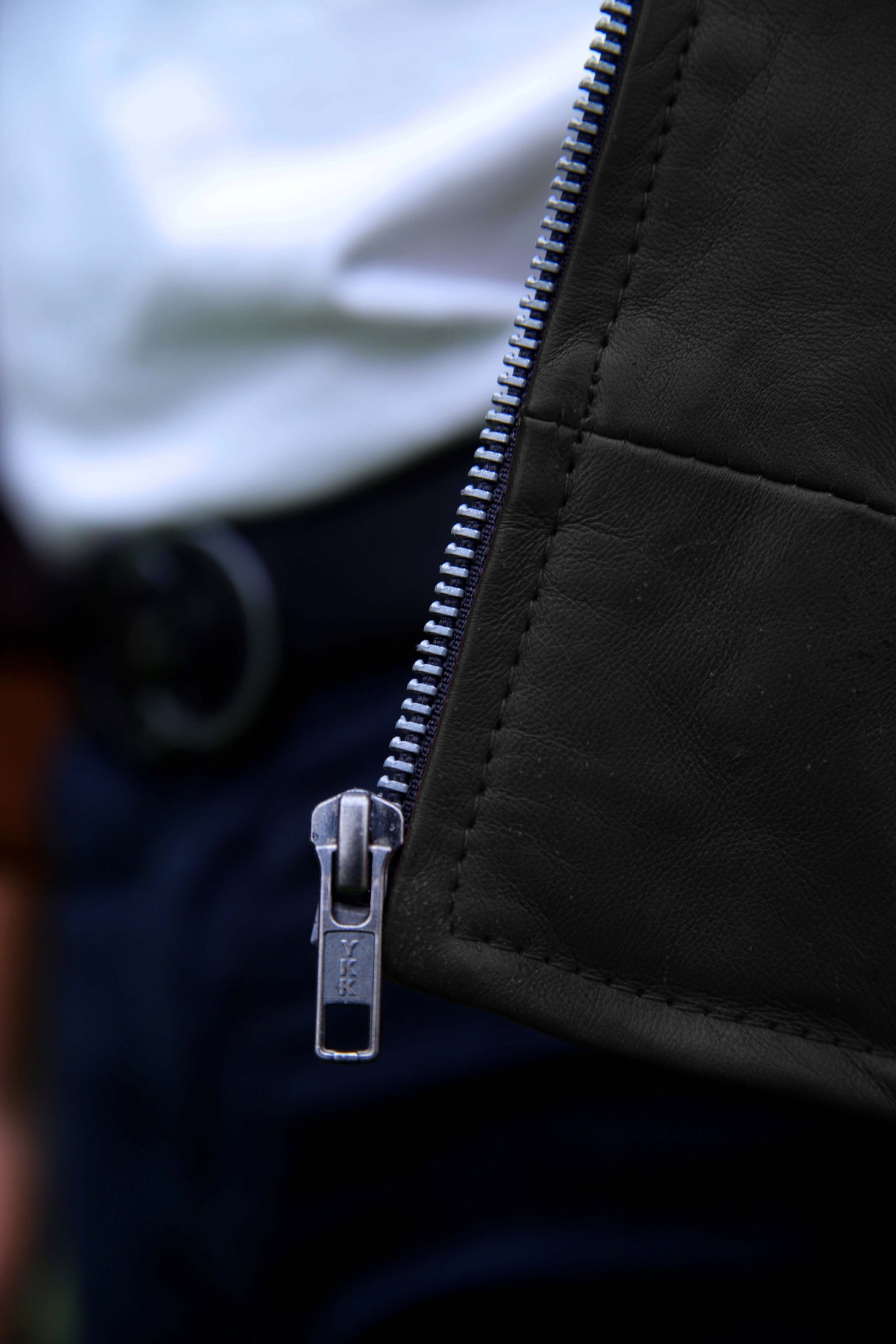 MINGORA JACKET Men's Leather Vest, Formal Leather Vest, Biker Leather Vest, Casual Leather Vest For Men-Black