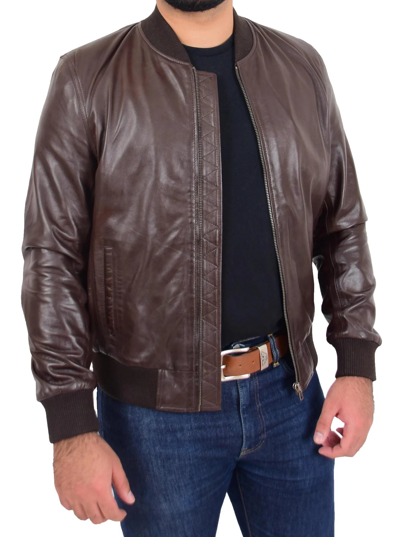 RAWALAKOT JACKET Genuine Leather Bomber Jacket For Men