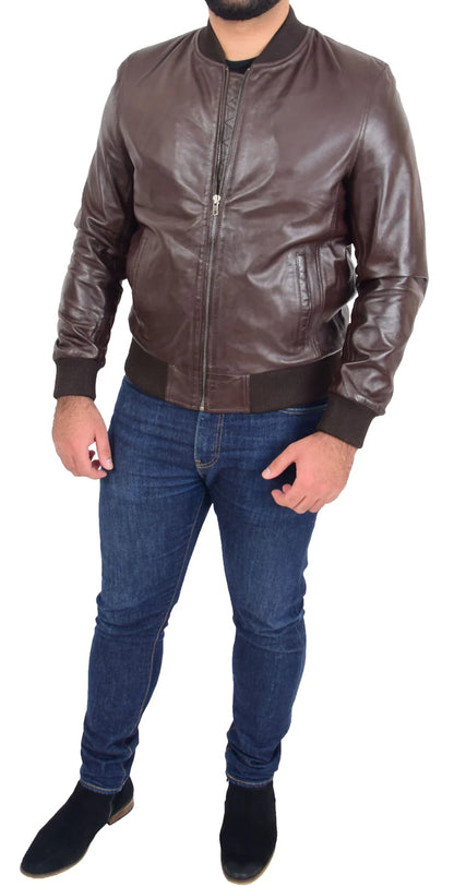 RAWALAKOT JACKET Genuine Leather Bomber Jacket For Men