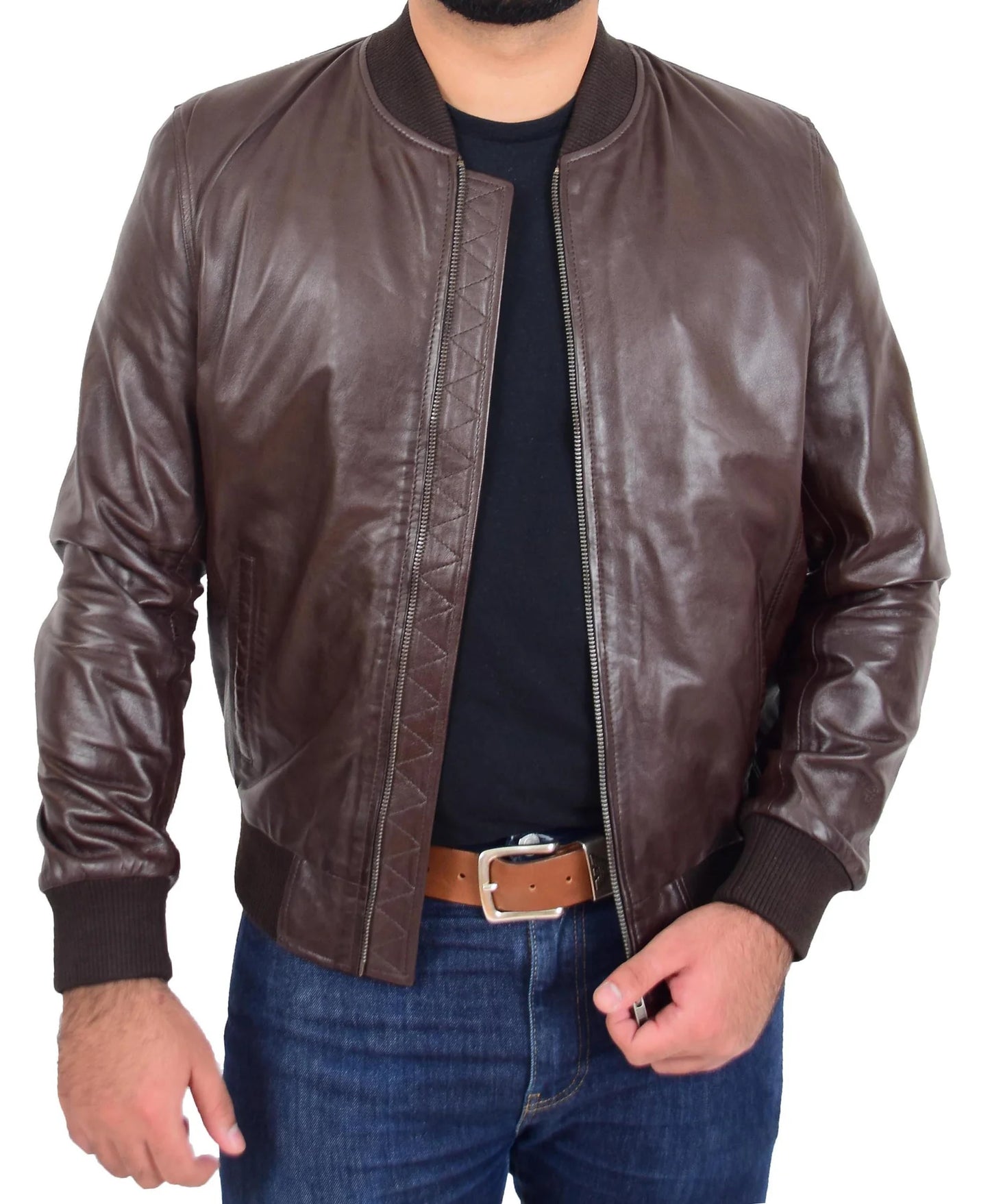 RAWALAKOT JACKET Genuine Leather Bomber Jacket For Men