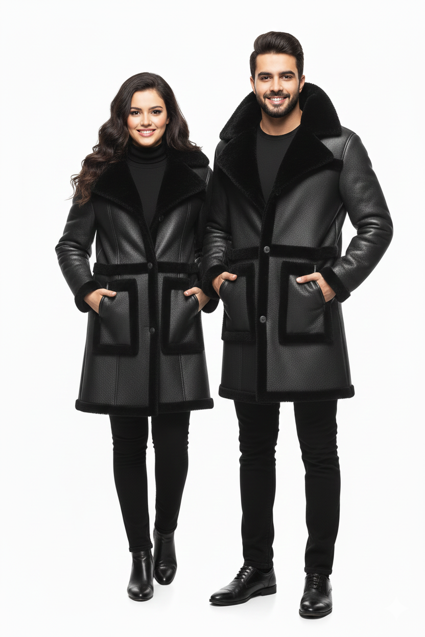 KHAIRPUR COAT- Fur Long Coat 3.0 UNISEX