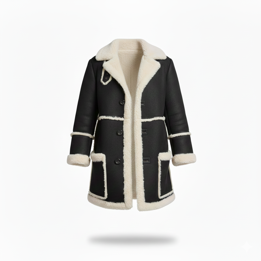 RAHIM YAR KHAN COAT- Genuine Leather Fur Long Coat UNISEX