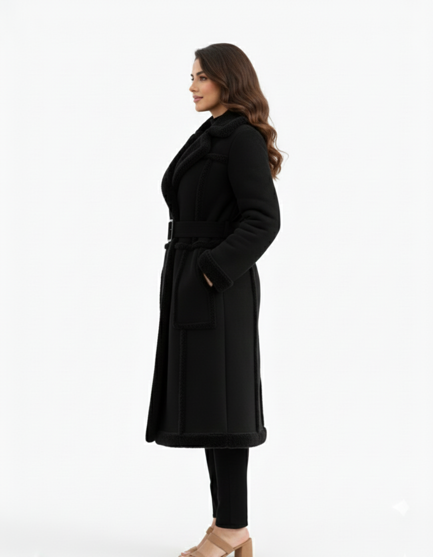 GUJRAT COAT- Fur Long Coat UNISEX