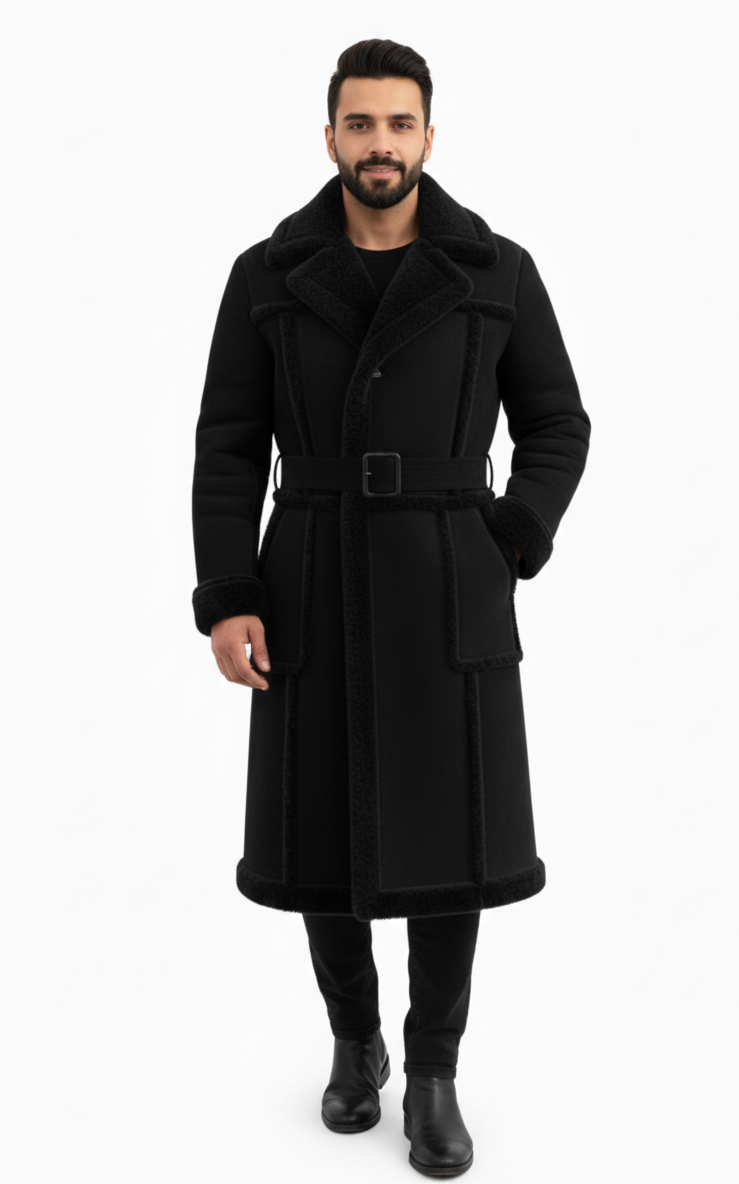 GUJRAT COAT- Fur Long Coat UNISEX