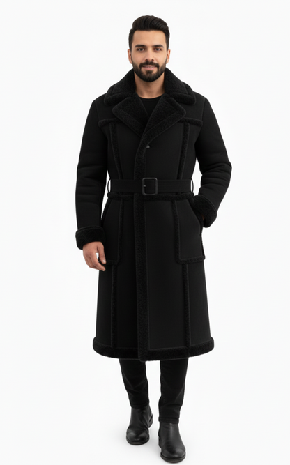 GUJRAT COAT- Fur Long Coat UNISEX