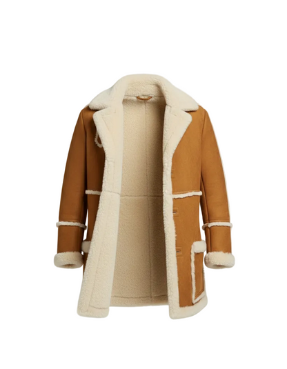 SHIKARPUR COAT- Genuine Leather Fur Long Coat UNISEX