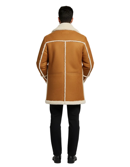 SHIKARPUR COAT- Genuine Leather Fur Long Coat UNISEX