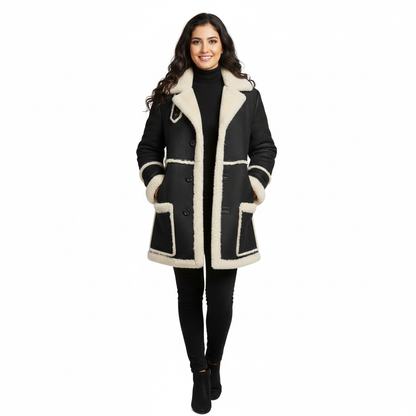 RAHIM YAR KHAN COAT- Genuine Leather Fur Long Coat UNISEX