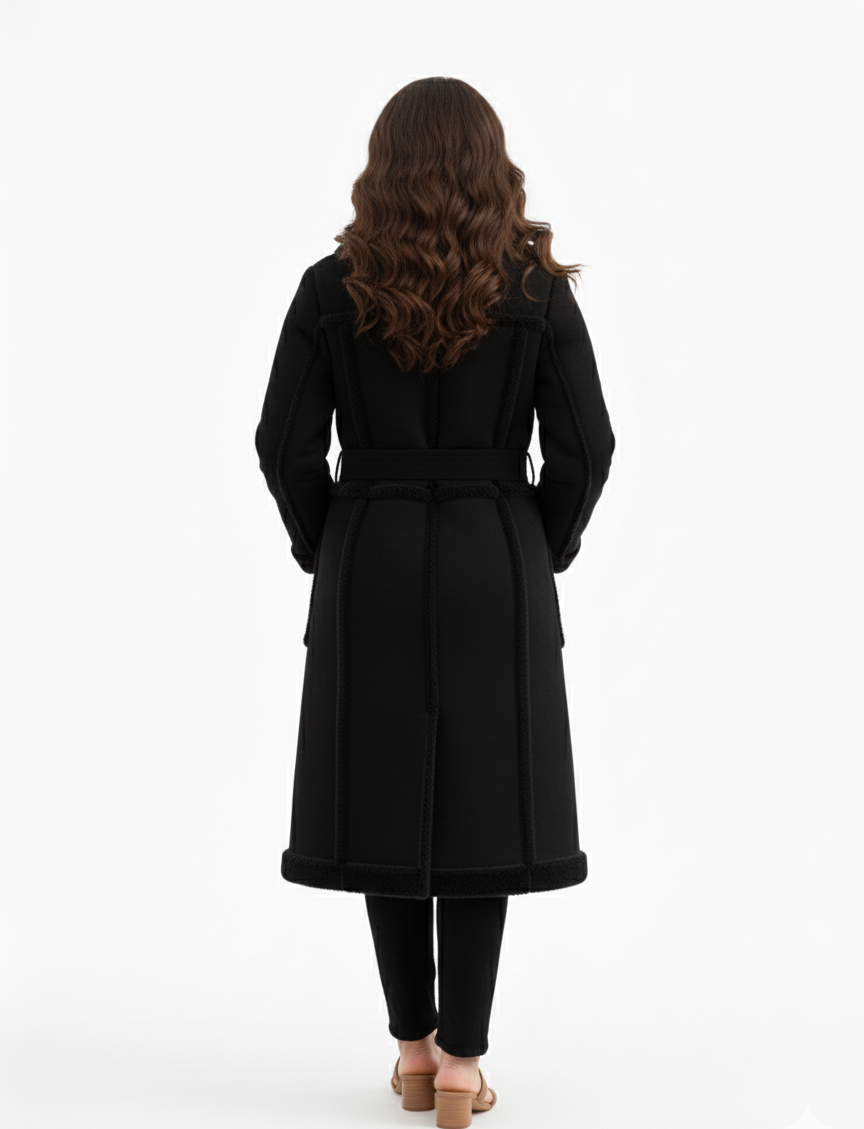 GUJRAT COAT- Fur Long Coat UNISEX