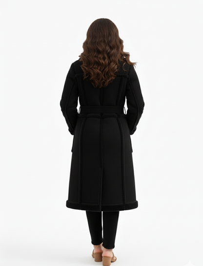 GUJRAT COAT- Fur Long Coat UNISEX