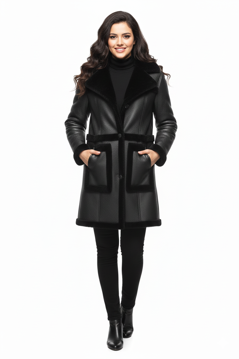 KHAIRPUR COAT- Fur Long Coat 3.0 UNISEX