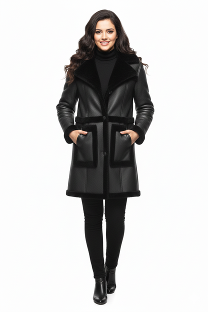 KHAIRPUR COAT- Fur Long Coat 3.0 UNISEX