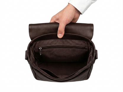JHANG BAG Crossbody Leather Bag Best Travel Partner Unisex