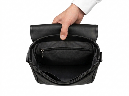 JHANG BAG Crossbody Leather Bag Best Travel Partner Unisex