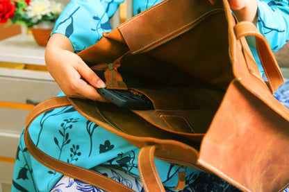 GAWADAR BAG Vintage Cow Leather Bag For Women, Womens Laptop Bag, Ladies Work Bag, Ladies Handbag